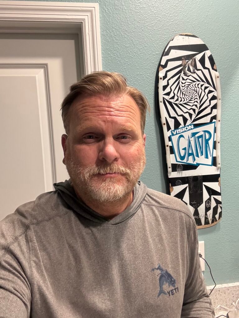 Mike at home
